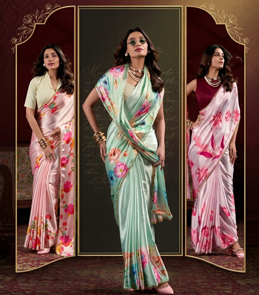 Satin Silk Sarees